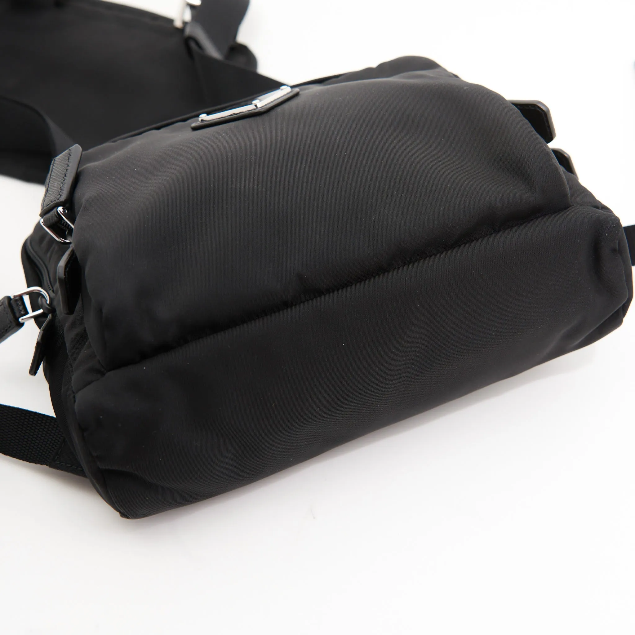 Prada Nylon Harness Bag in Black