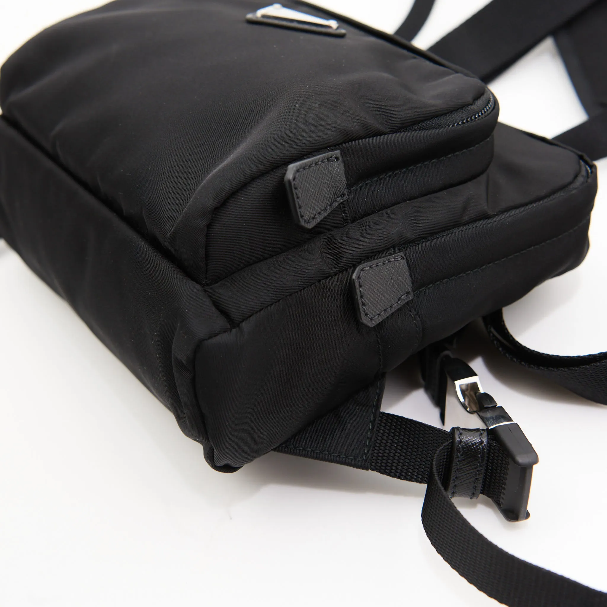 Prada Nylon Harness Bag in Black