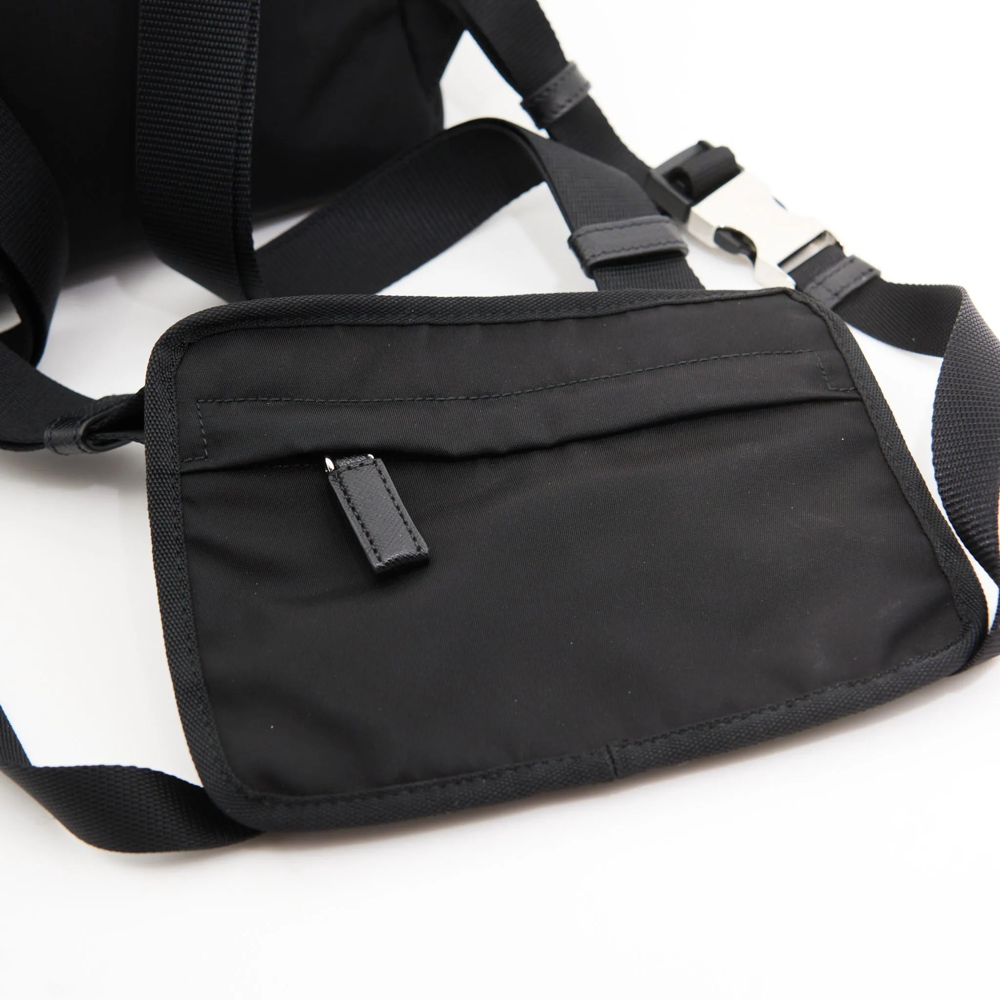 Prada Nylon Harness Bag in Black
