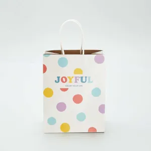 Printed gift bag WHITE