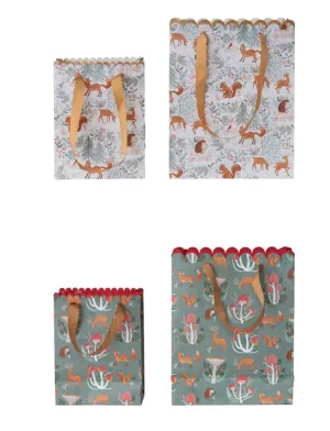 Printed Recycled Paper Gift Bags, 2 Styles