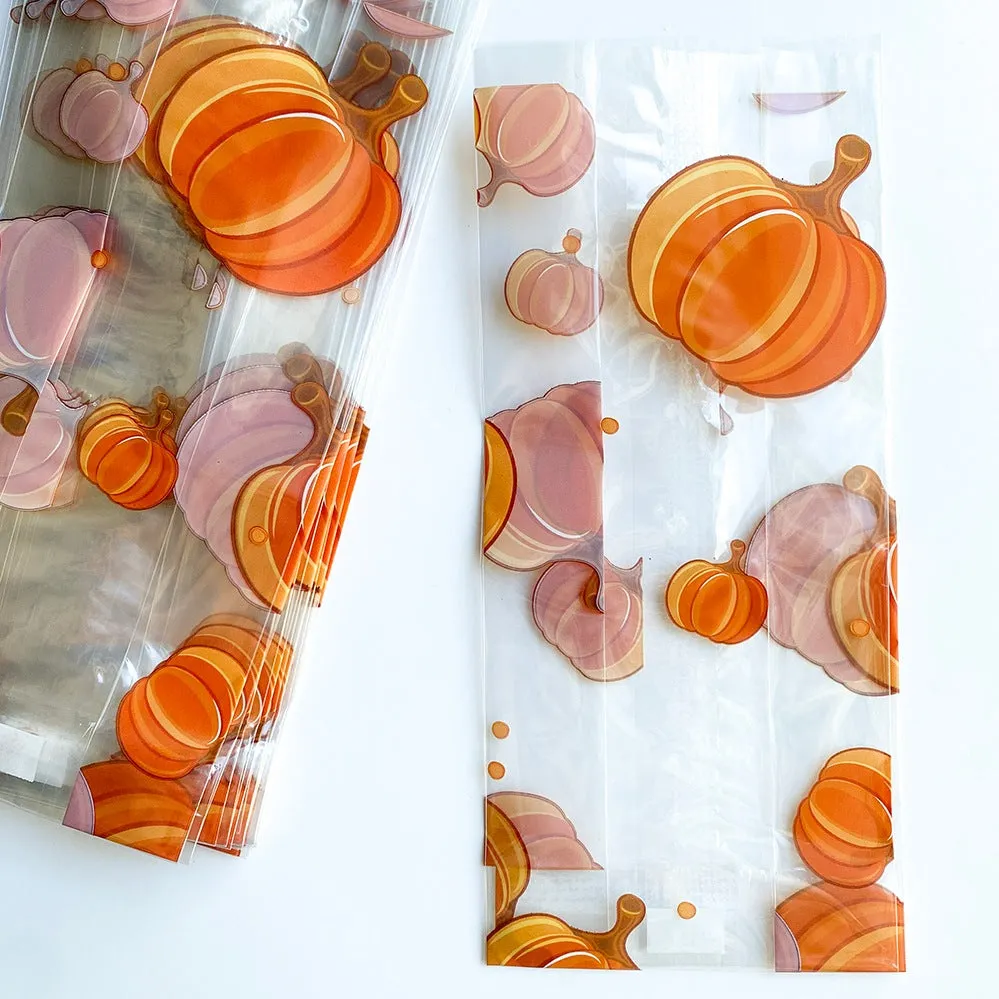 Pumpkin Print Cello Bags