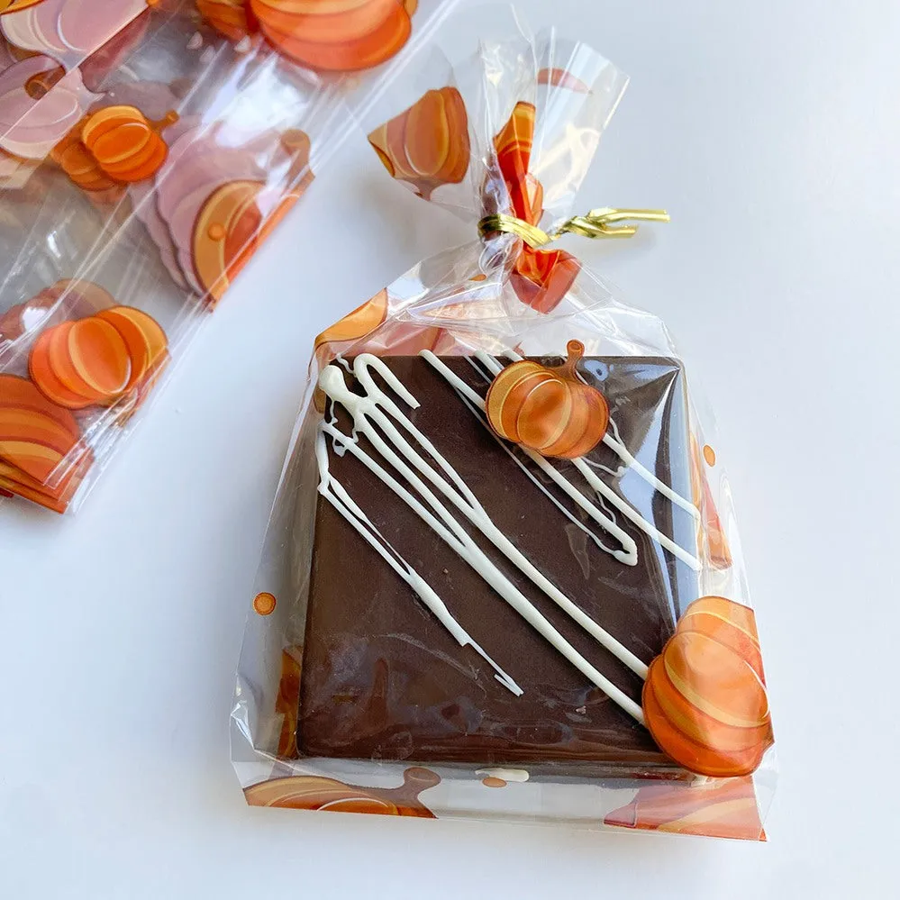 Pumpkin Print Cello Bags