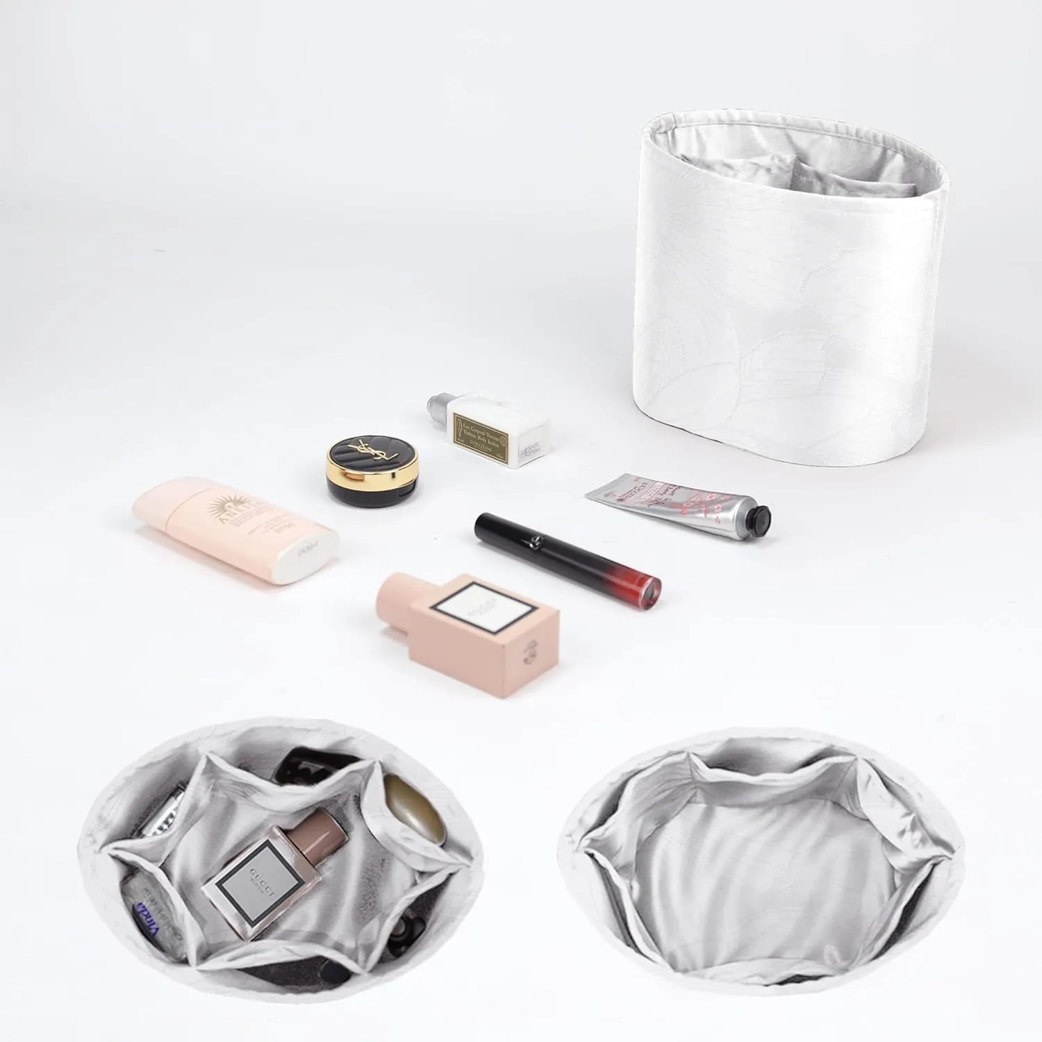Purse Organizer Insert Fits In The Loop 18/23, Soft Inner Bag, Lightweight Bag Shaper Liner for Women Luxury Handbag Tote(intheloop23,Snowflake)