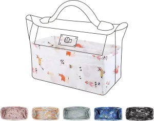 Purse Organizer Insert fits Kelly24/24 mini/29/35 bags, Lightweight Bag organizer for Women Luxury Handbag Tote, Soft Inner Bag (24/24-mini, Cat Paradise)