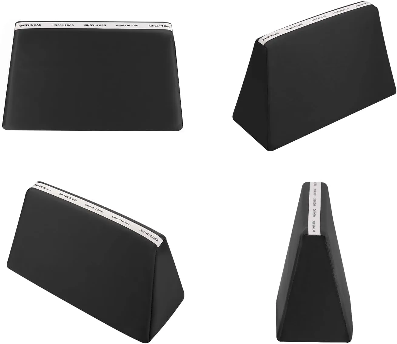 Purse Pillow Insert Compatible with Kelly Bags, Handbag Filler with Soft Satins for Luxury Bags, Soft Purse Inner Pillow with Memory Foam for Handbag Storage (black, KE 25 Sellier)