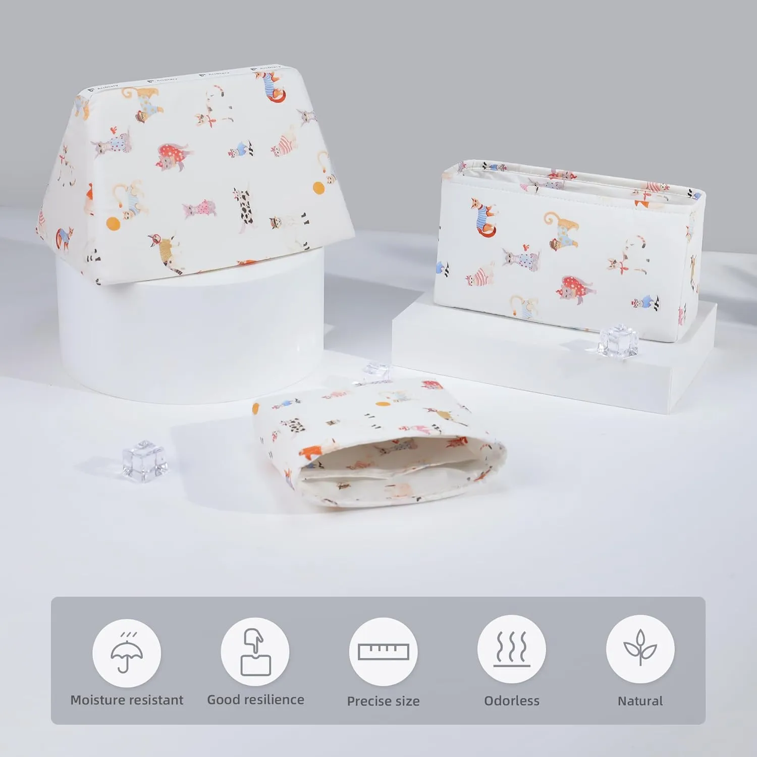 Purse Pillow Insert for Kelly mini/25/28/32/35 bags, Soft Memory Foam Bag Pillow, Luxury Handbag Tote Shaper (Kelly25,Cat Paradise)