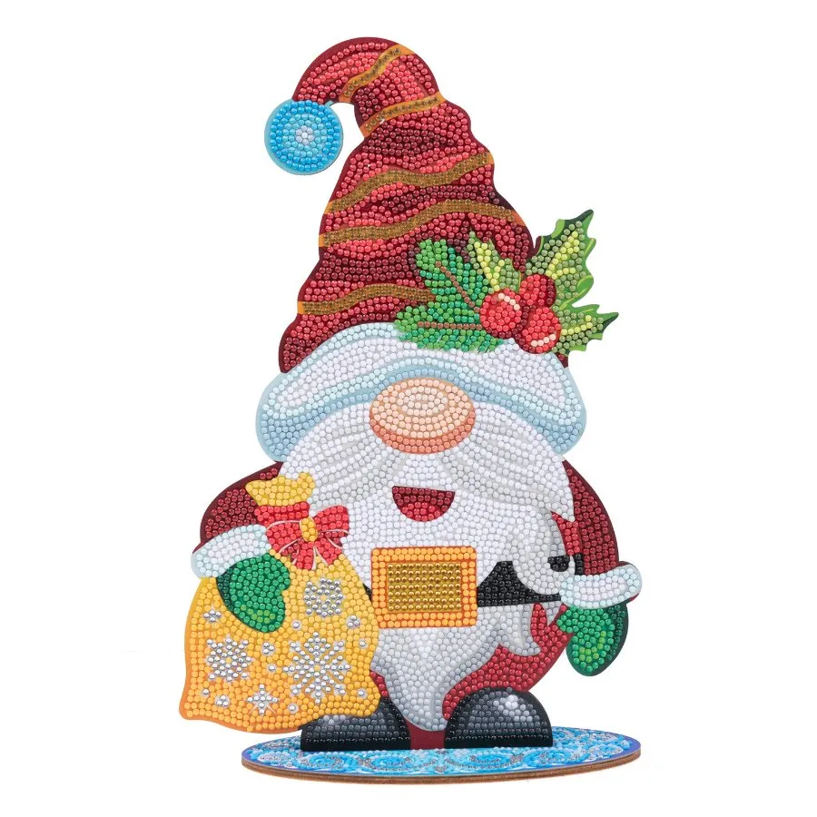 "Cheerful Gnome" Crystal Art Buddies XL