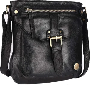 Real Leather Soft Small Womens Crossbody Handbags & Purses - Premium Sling Crossover Shoulder Bag