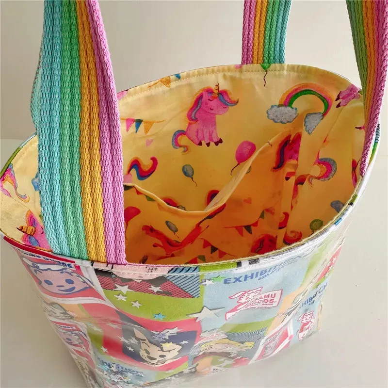 Retro Radiance Star Confetti Hand Bag by Osamu Harada, Graphic Poster