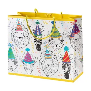 Safari Birthday Large Gift Bag - Set of 4