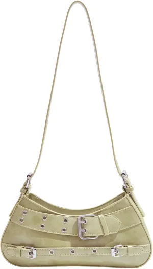 Sanxine Shoulder Bags for Women Small Y2k Purses Punk Shoulder Purse Lightweight Hobo Bag Handbags Trendy Crescent Bags