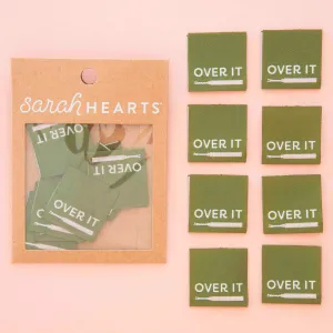 Sarah Hearts - Over It Seam Ripper Labels (8 ct)