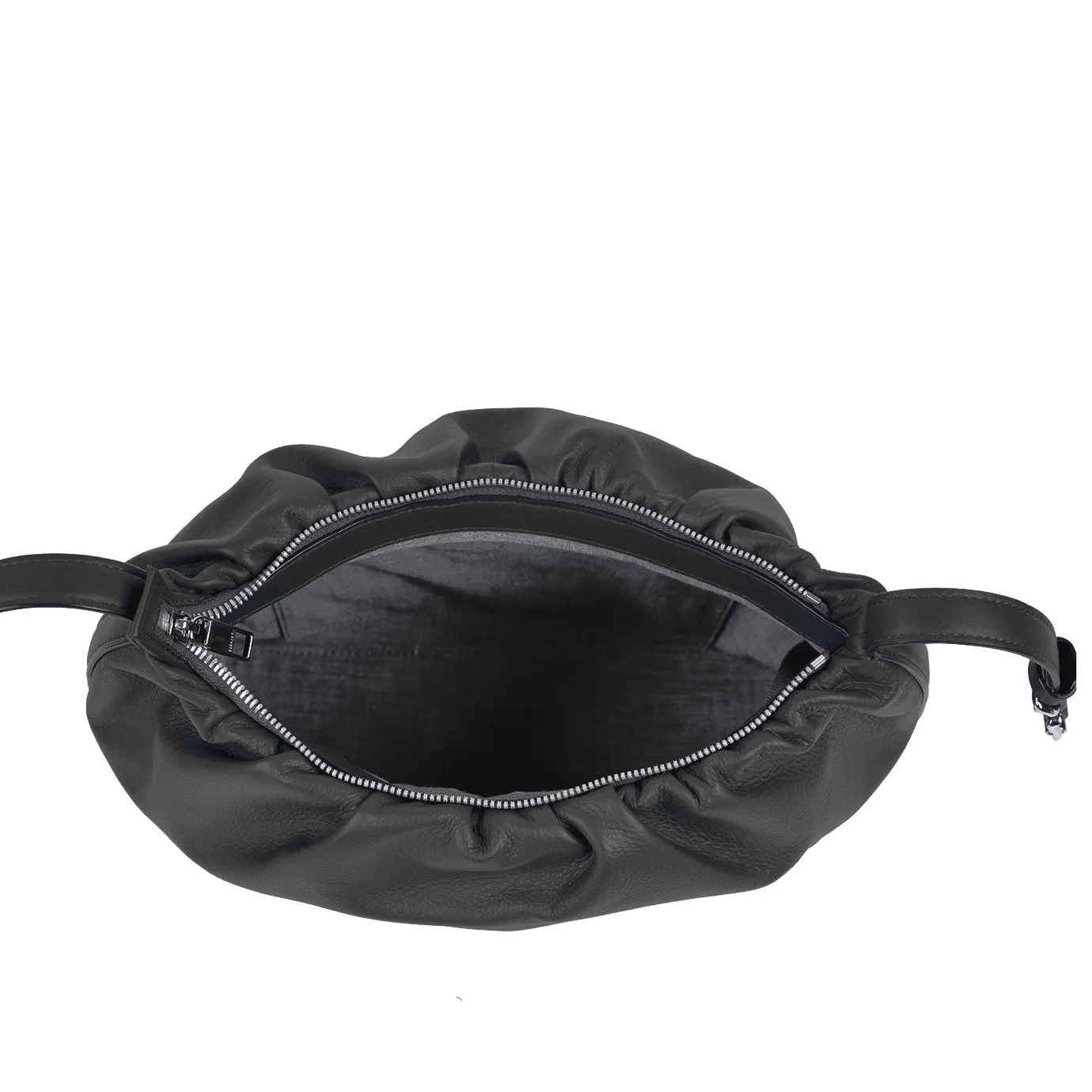 Scrunchie Zip Sac À Bandoulière - Noir