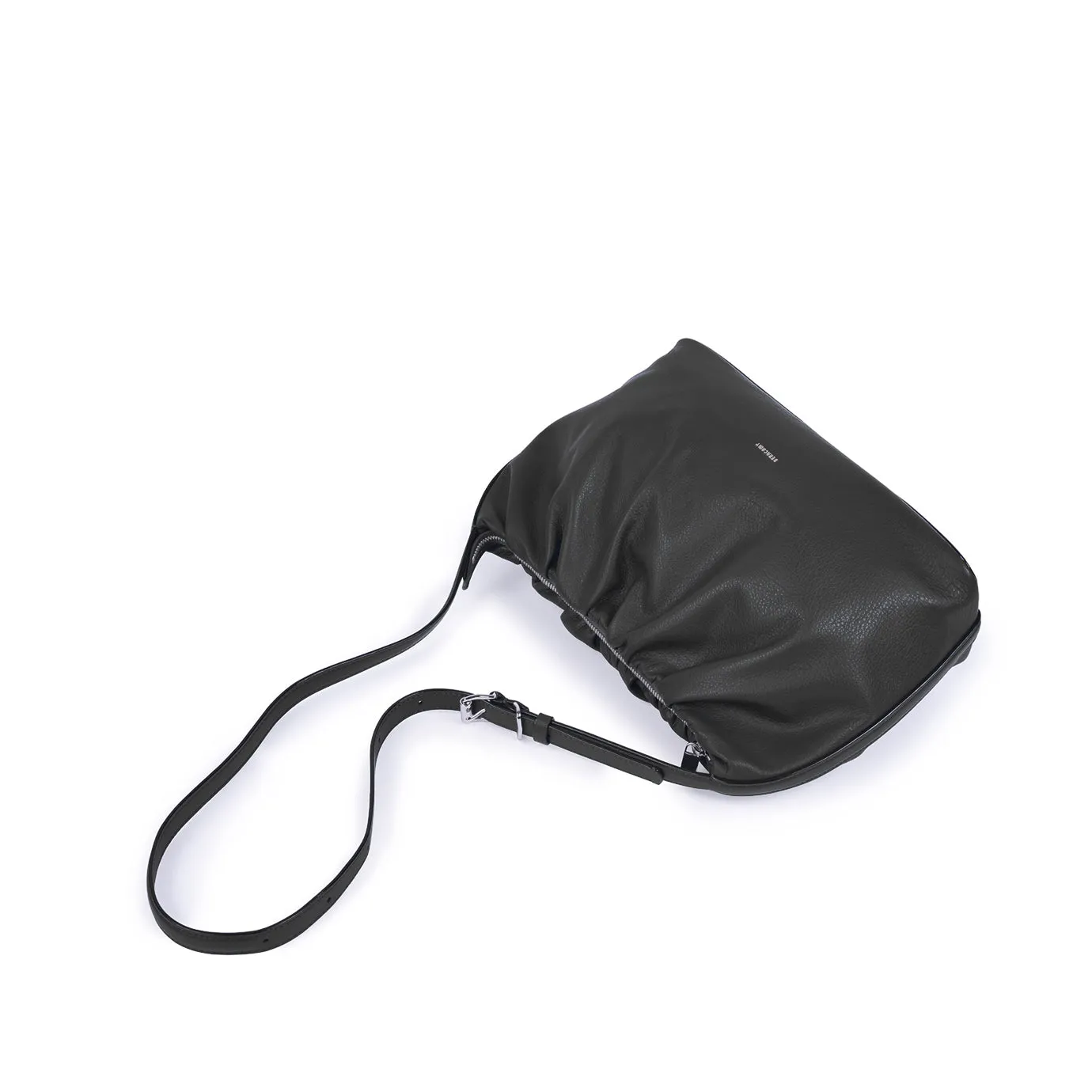 Scrunchie Zip Sac À Bandoulière - Noir