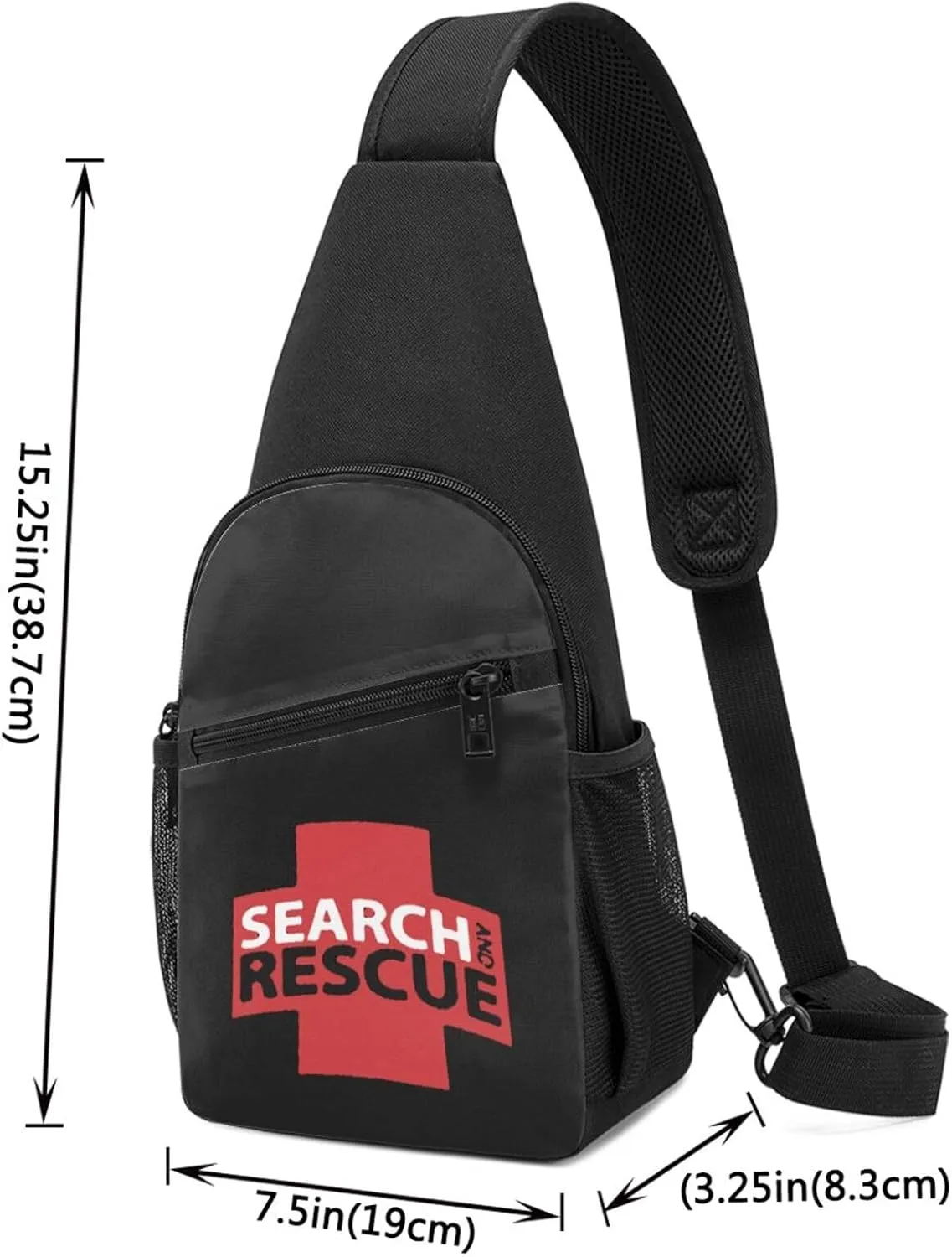 Search Rescue Chest Pack Leisure Shoulder Crossbody Chest Bag