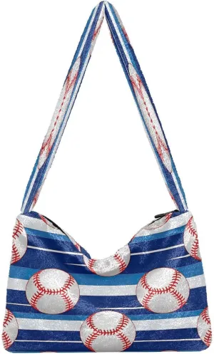 Shamrock and Tractor with Green Leaves Women Handbags Shoulder Bag, Soft Plush Bags, Womens Outdoor Bag
