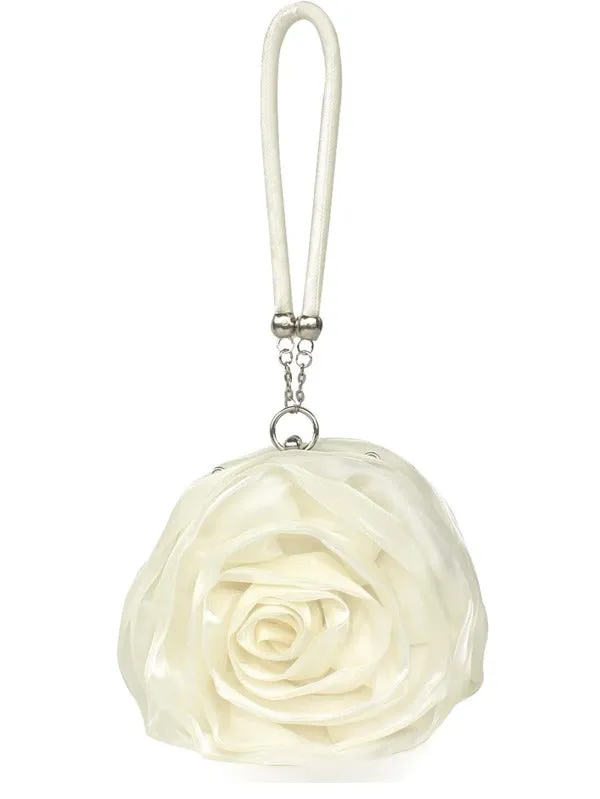 SHEIN Mini Flower Design Satin Novelty Bag