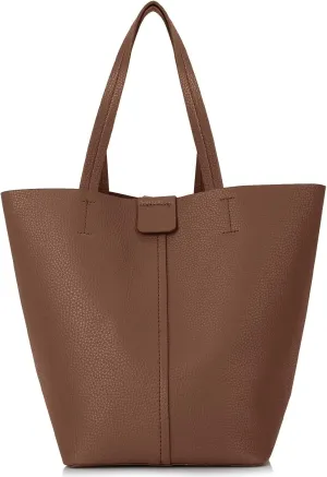Shoulder Bag Women's 2 Piece Bucket Bag Set Soft Leather Tote & Crossbody Purse with Slouchy Hobo