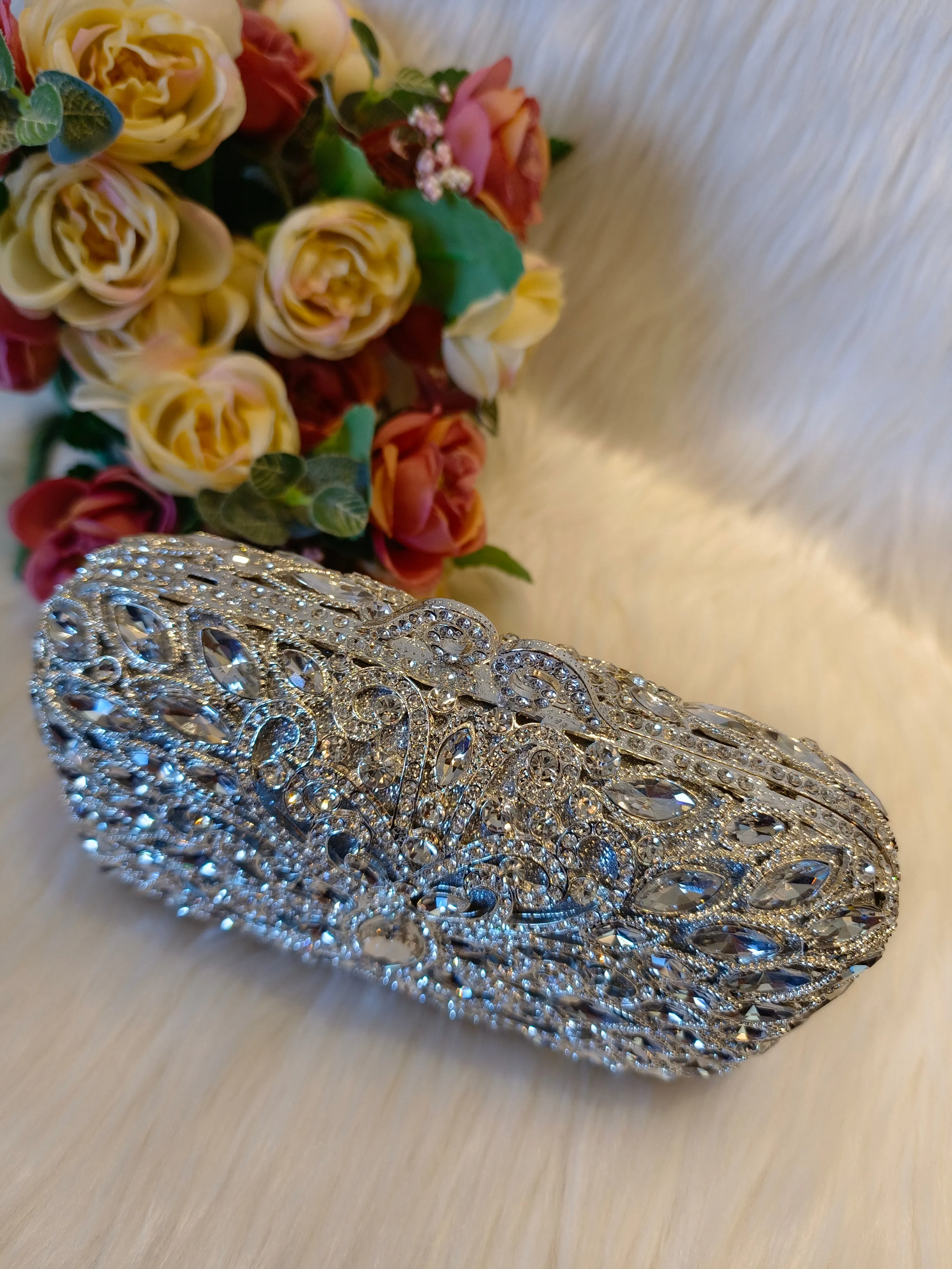 Silver clutch