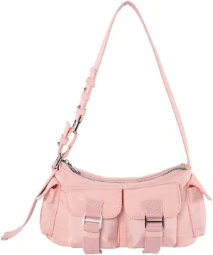 Small Casual Y2K Nylon Shoulder Bags Top Handle Women Purses And Handbags, Shoulder Bag Y2K Purse, Cute 90s Purse