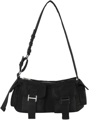 Small Casual Y2K Nylon Shoulder Bags Top Handle Women Purses And Handbags, Shoulder Bag Y2K Purse, Cute 90s Purse