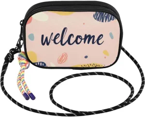 Small Crossbody Bags Abstract Colorful Dots for Women Cell Phone Purses Shoulder Bag Handbag with Adjustable Strap