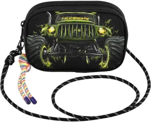 Small Crossbody Bags Monster Truck Green for Women Cell Phone Purses Shoulder Bag Handbag with Adjustable Strap
