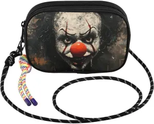 Small Crossbody Bags Nose Red Clown Scary for Women Cell Phone Purses Women's Shoulder Handbag Wallet Purse