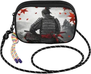 Small Crossbody Bags Vntage Samurai Maple for Women Cell Phone Purses Shoulder Bag Handbag with Adjustable Strap