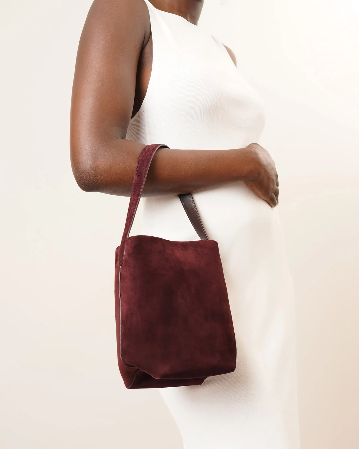Small N/S Park suede tote bag
