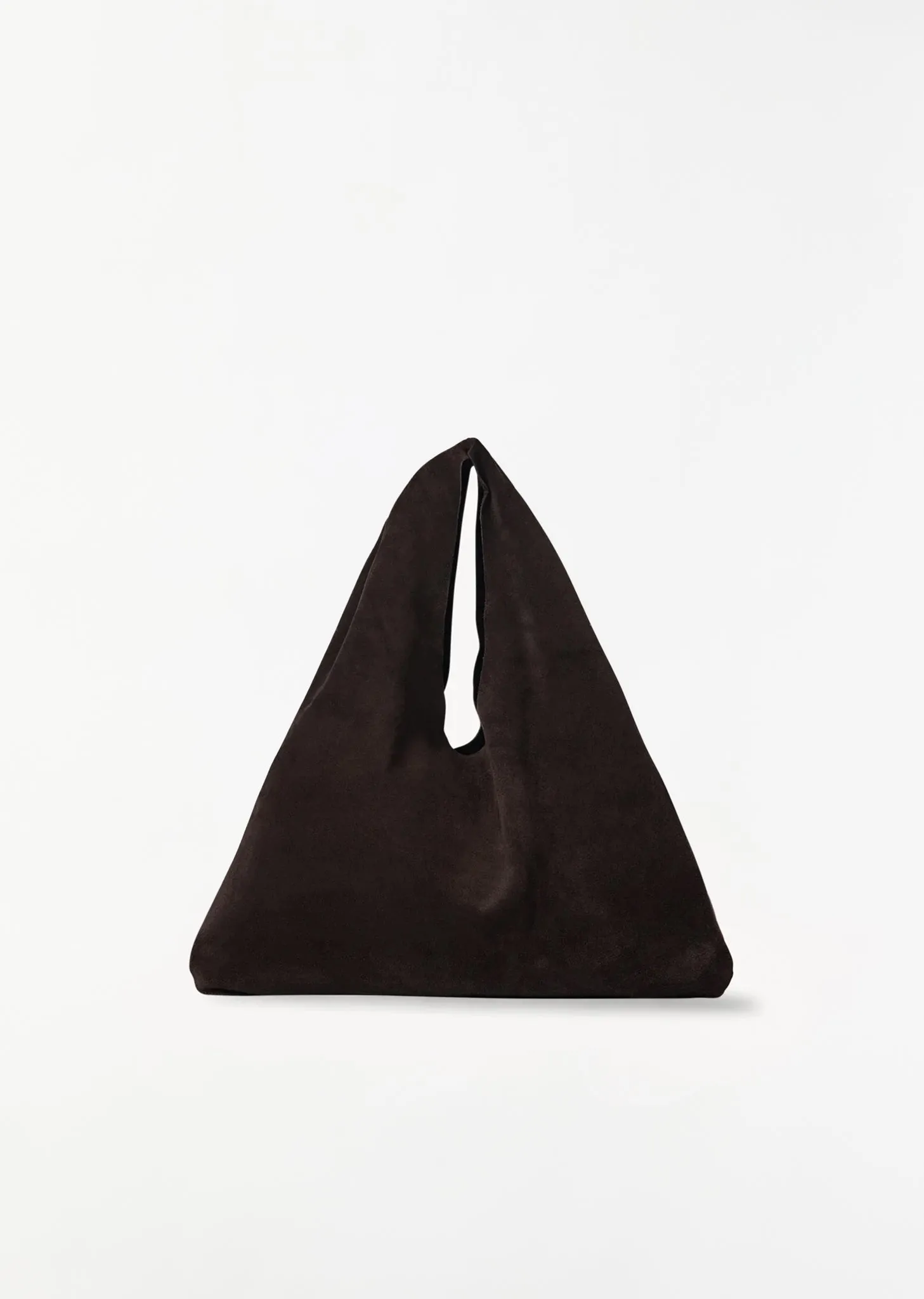 Small Suede Bindle — Brown Melange