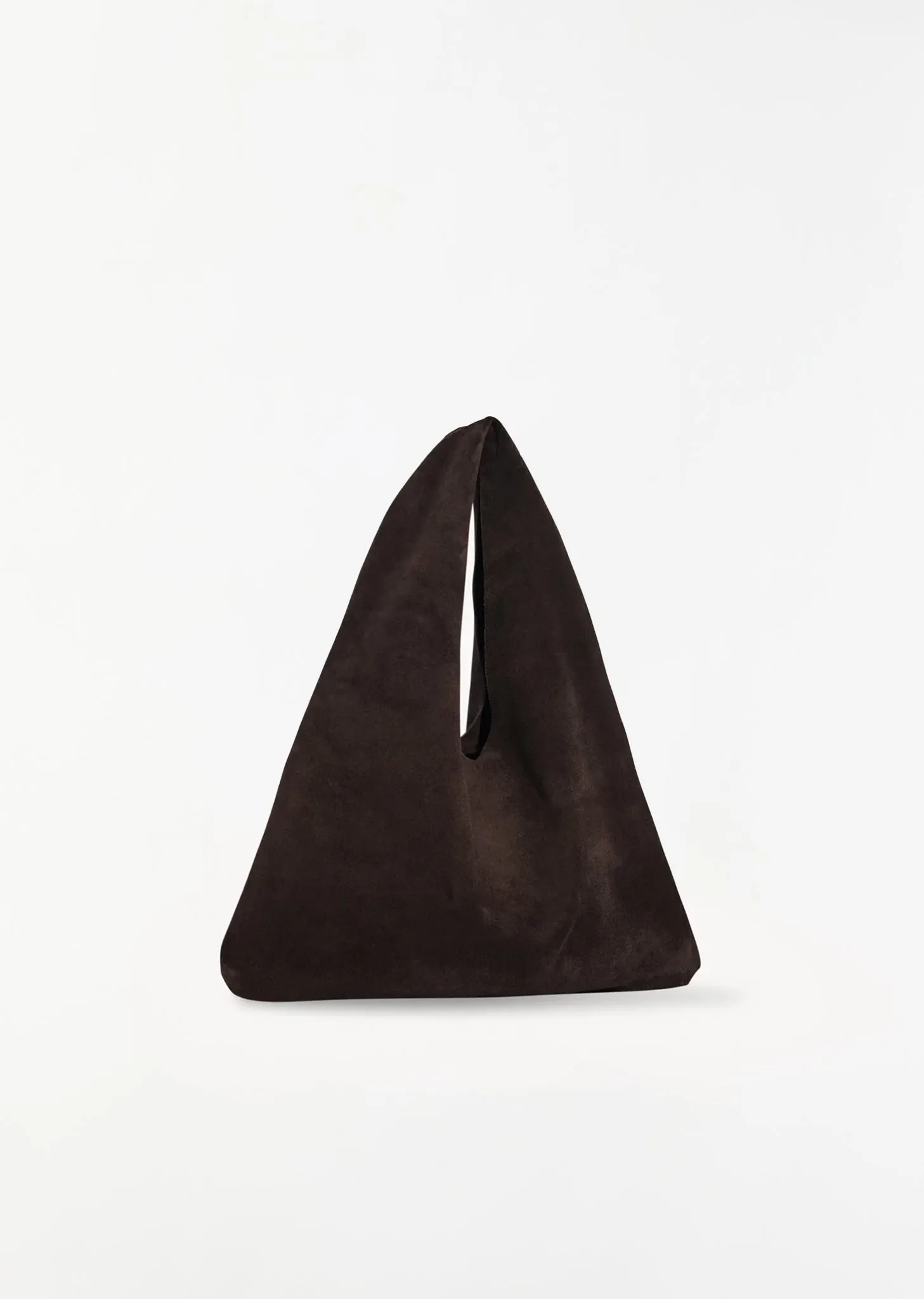 Small Suede Bindle — Brown Melange