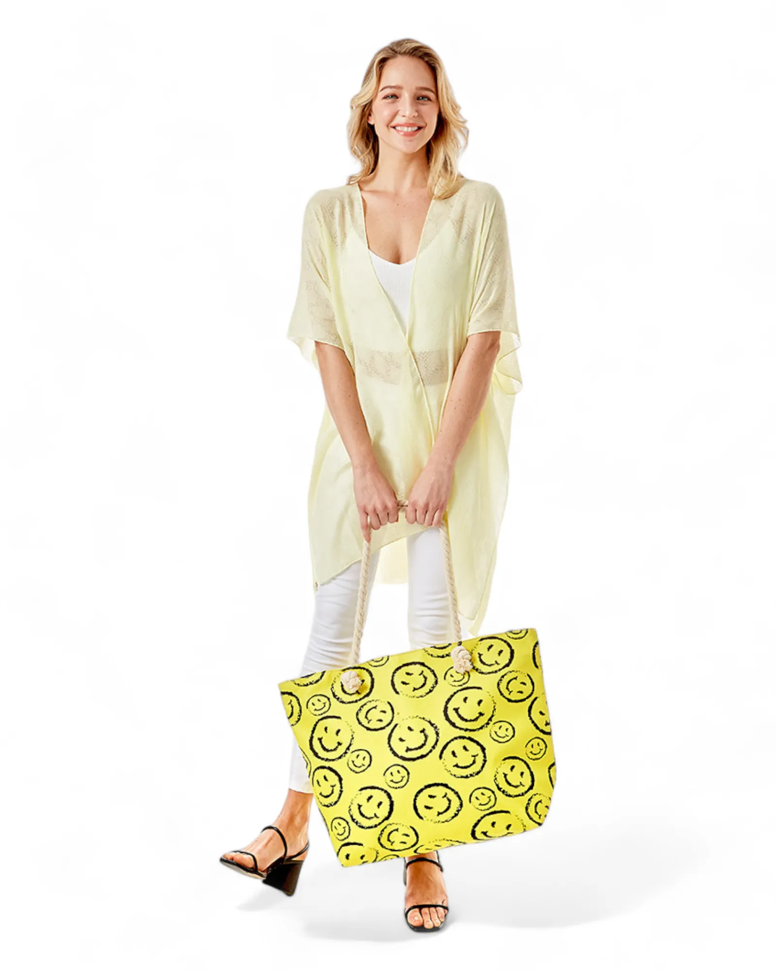 Smiley Face Beach Bag