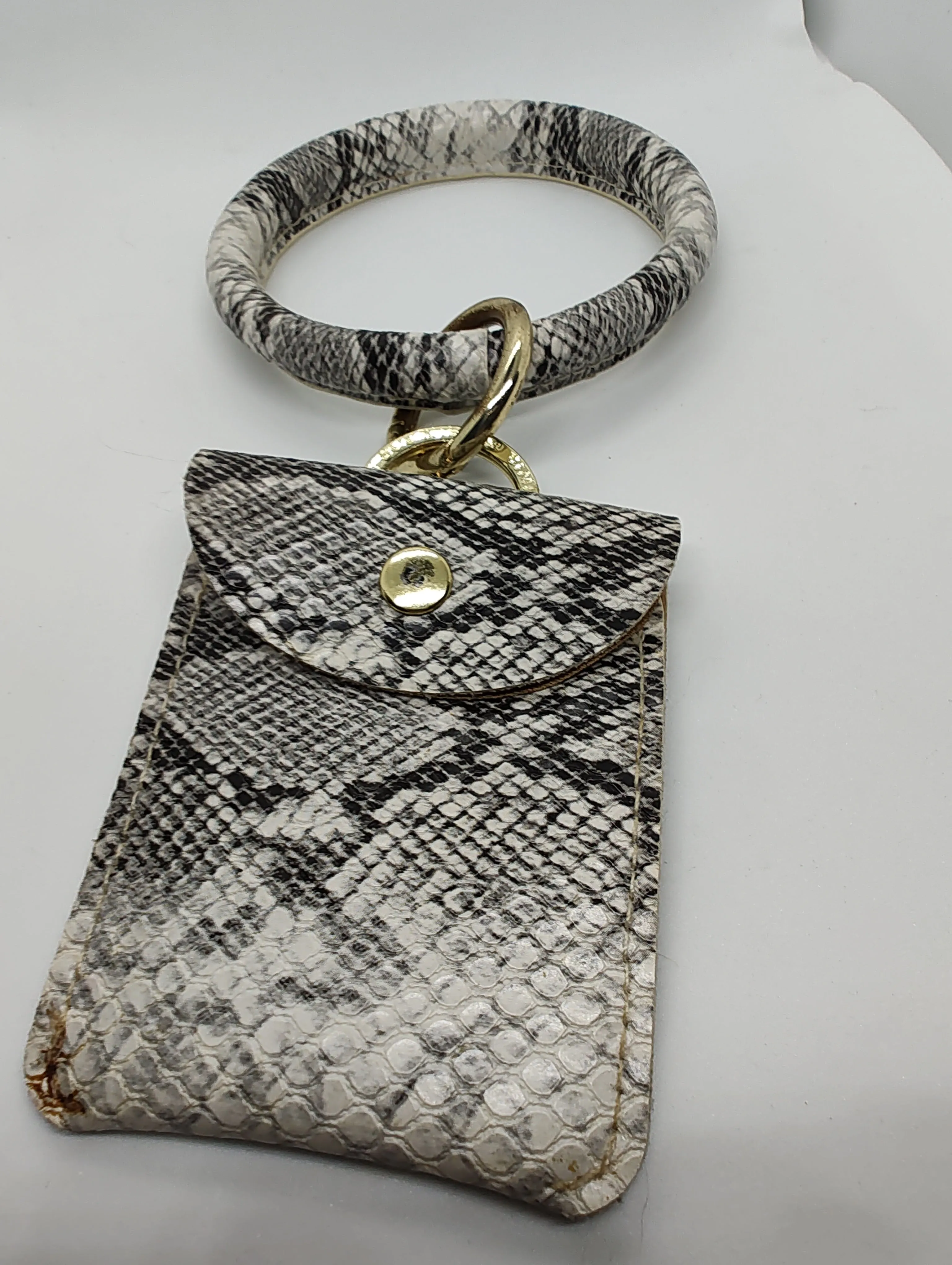 Snake Skin Wallet and Bracelet