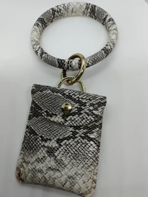 Snake Skin Wallet and Bracelet