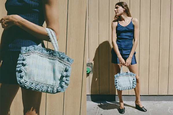 SOFT LACE PURSE, HYDRANGEA