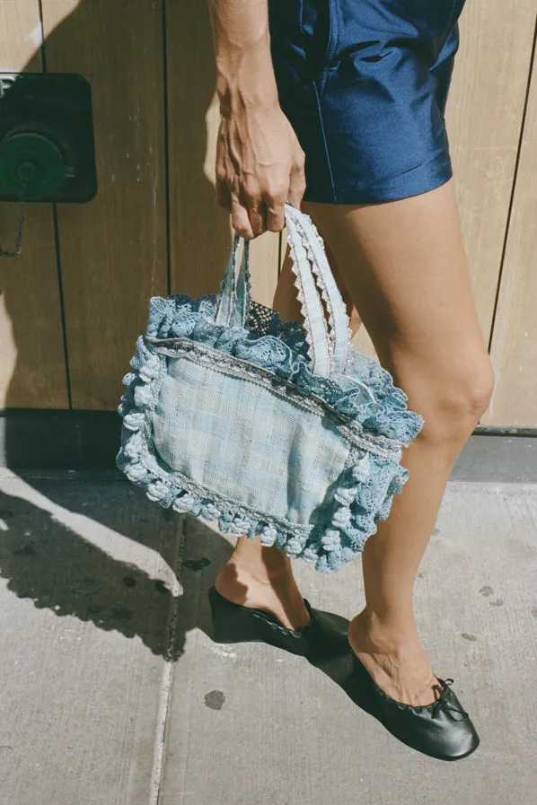 SOFT LACE PURSE, HYDRANGEA
