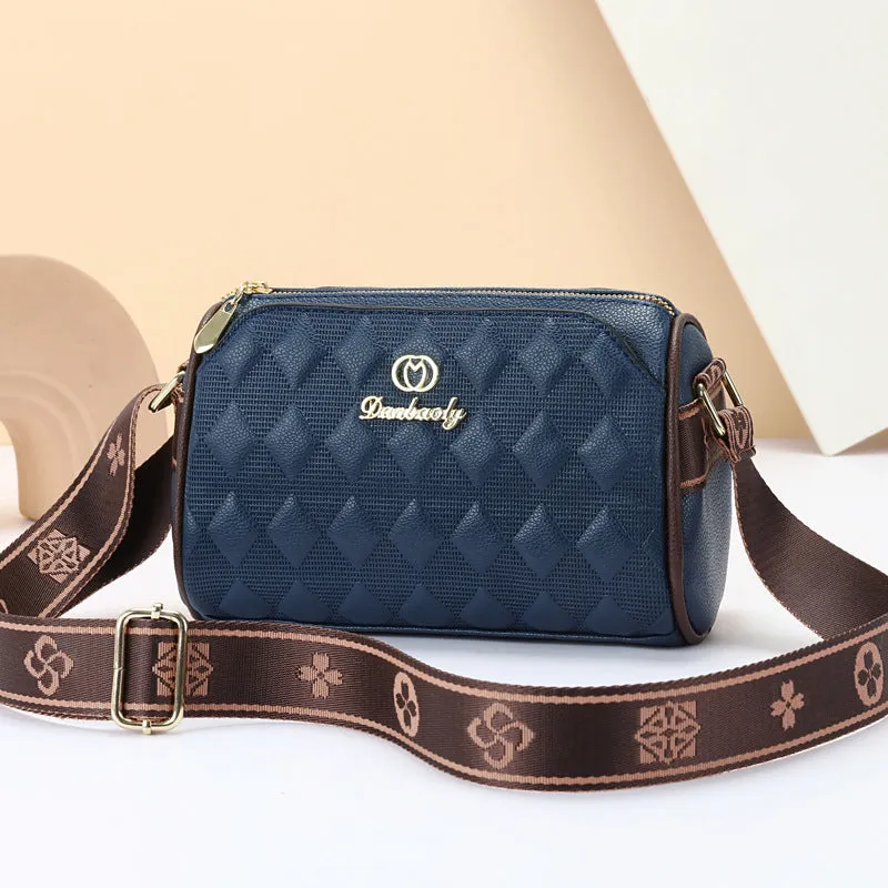 Soft Leather Wide Shoulder Strap