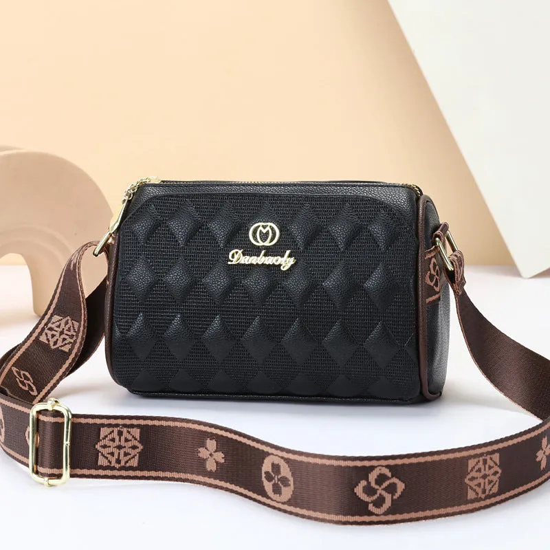 Soft Leather Wide Shoulder Strap