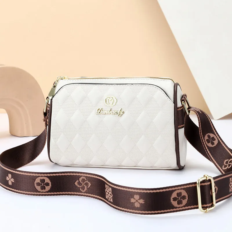 Soft Leather Wide Shoulder Strap