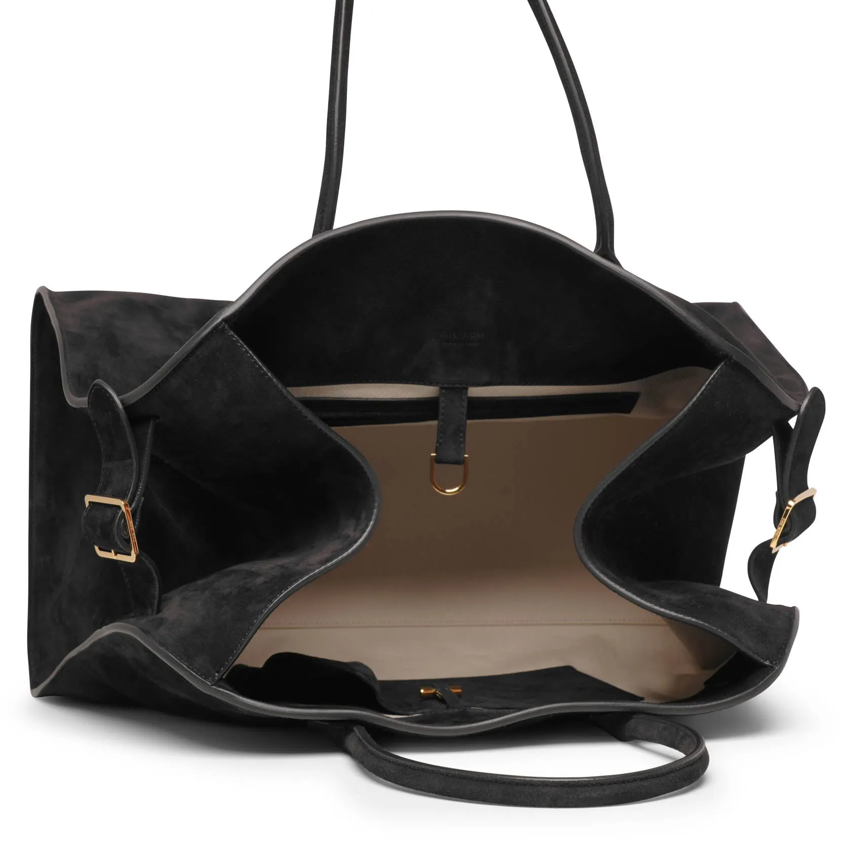 Soft Margaux 17 black suede bag