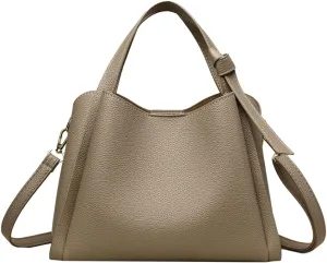 Soft Vegan Leather Bags Women’s Versatile Cross Body Bags with Adjustable Straps Elegant Tote Bag for Daily Life