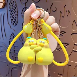 Soulmate Ducks Magnetic Couple Keychain