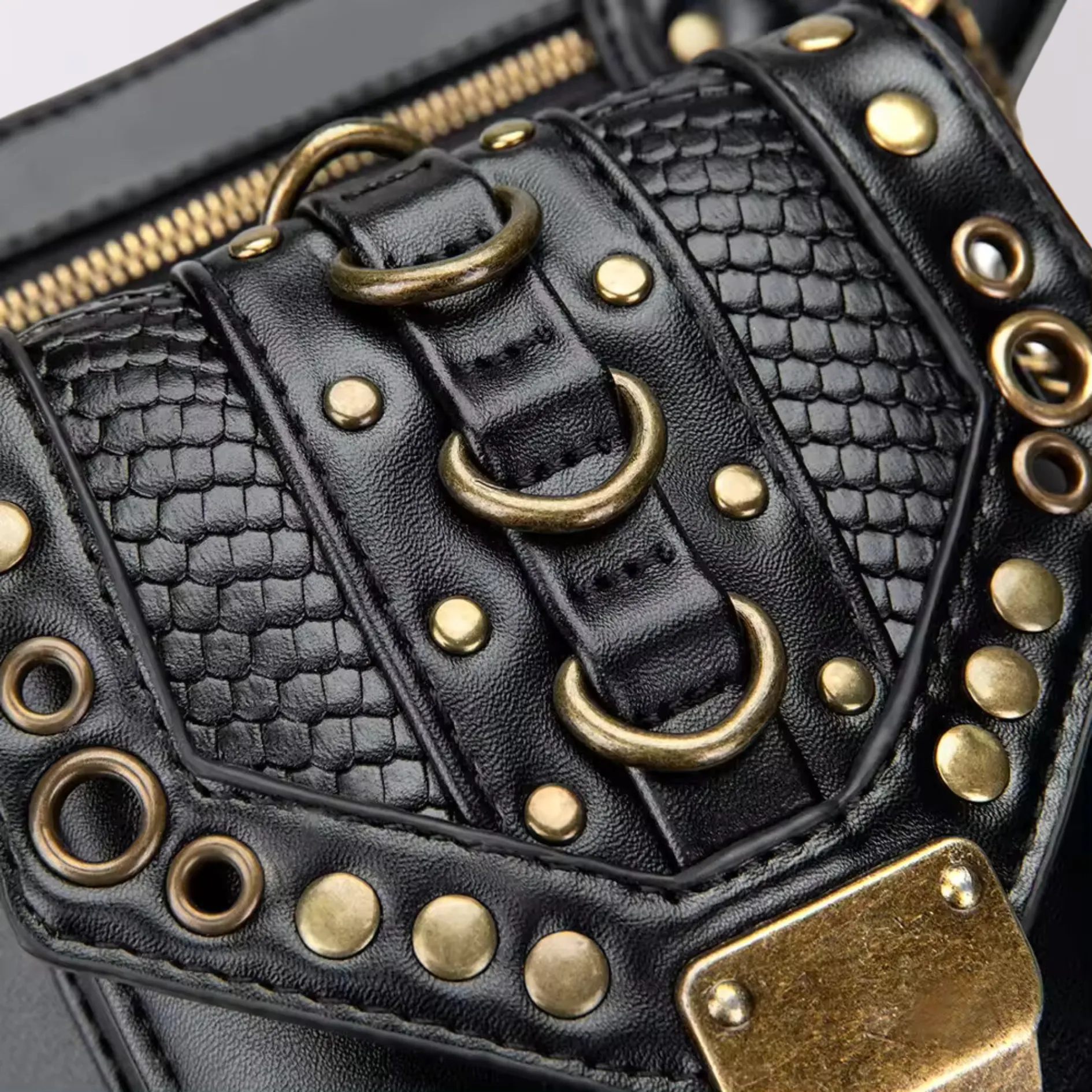 Steampunk Leather Hip Holster