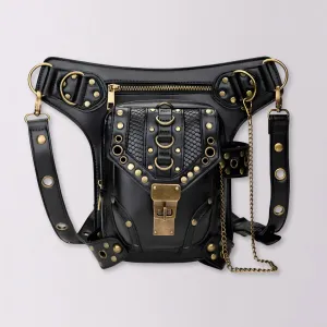 Steampunk Leather Hip Holster