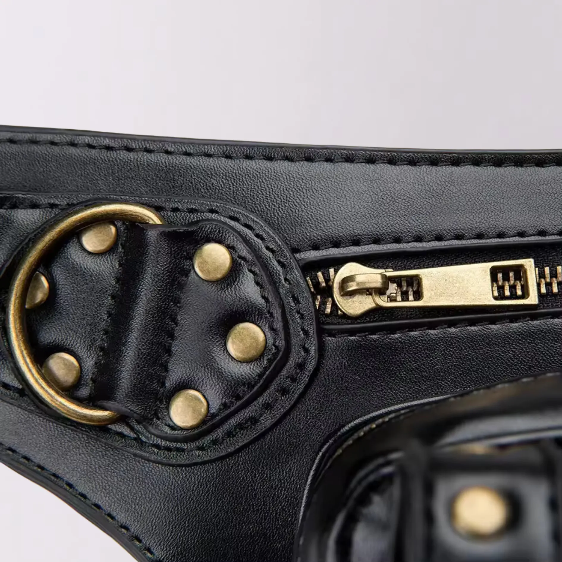 Steampunk Leather Hip Holster