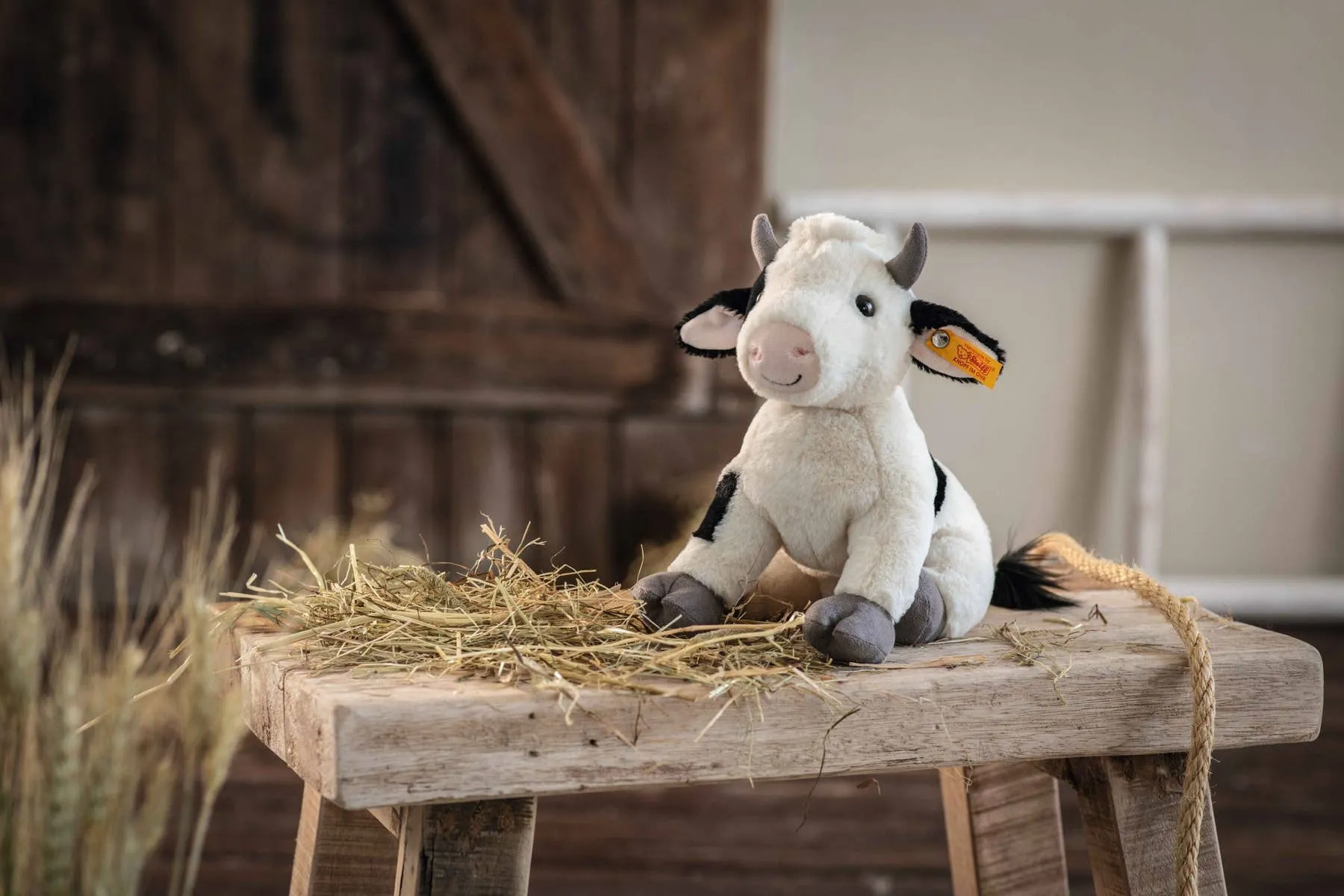 Steiff Cobb Cow Stuffed Plush Animal