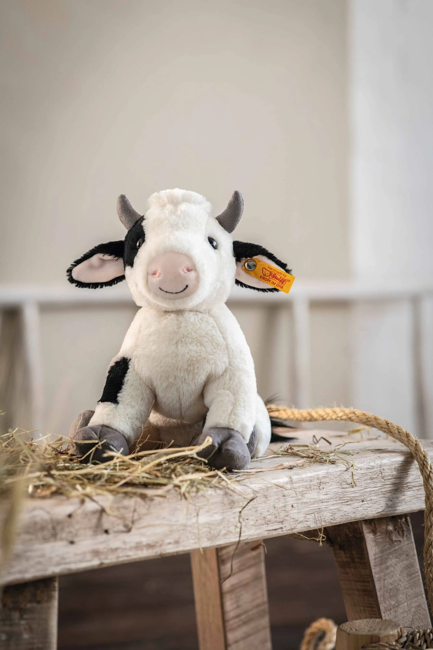 Steiff Cobb Cow Stuffed Plush Animal