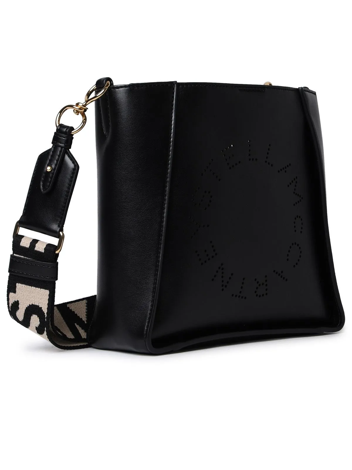 Stella Mc Cartney Black Soft Polyurethane Mini Crossbody Bag